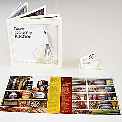 HLF Images Graphic Design and Web Development Consultant - Bear Country Kitchen Booklet