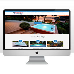 HLF Images Graphic and Web Design - Paradise Pool and Spa