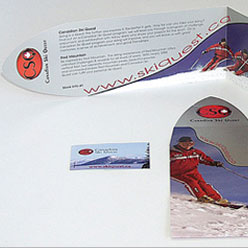 HLF Images Graphic Design and Web Development Consultant - Ski Quest rack card